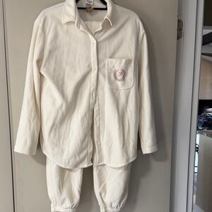 Cozy Cream Womens Pajamas